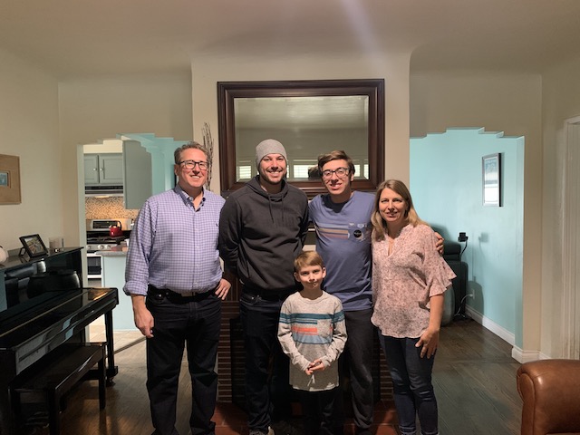 Philip Keppel with his family
